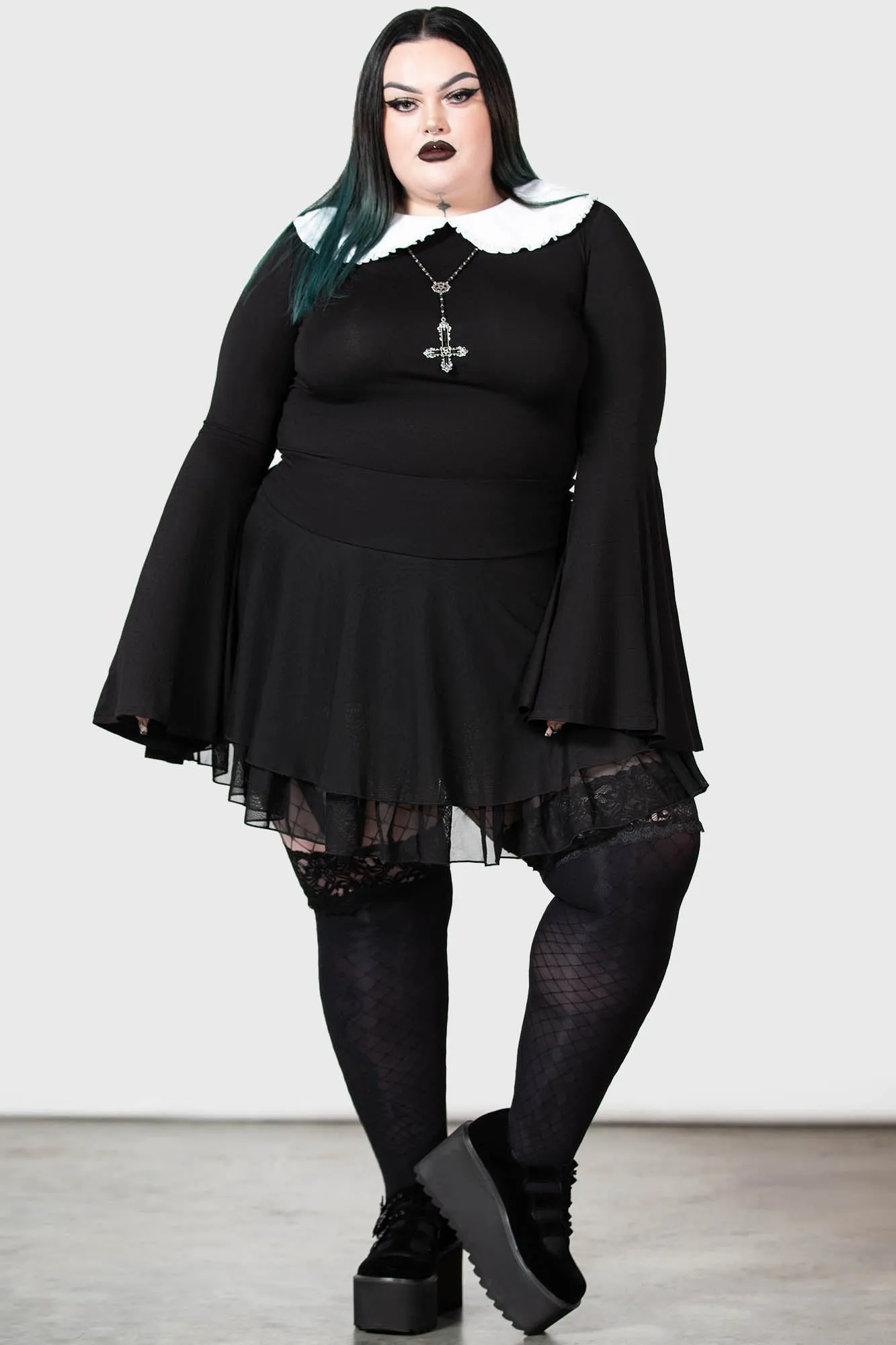 Yasumi Mesh Skirt [PLUS]