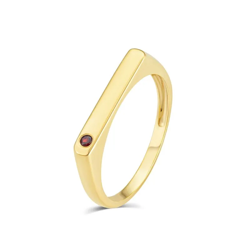 Yellow Yellow Gold Ring Fores with Grant 1.7 in the corner