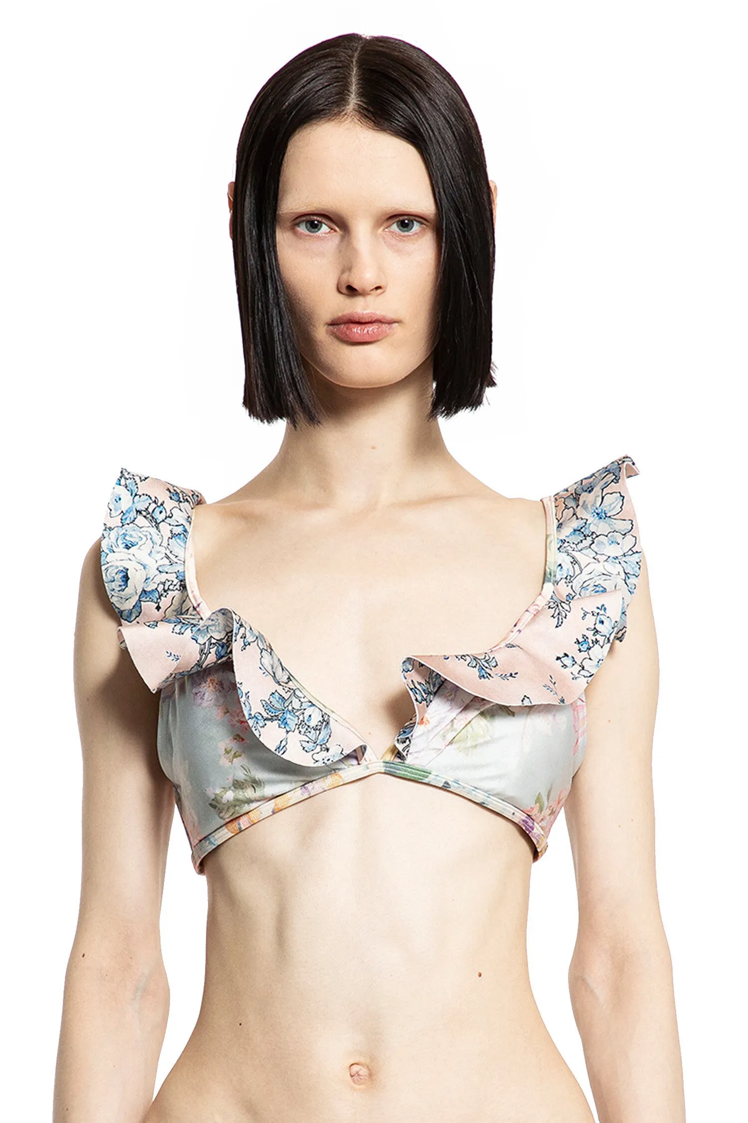 zimmermann halliday spliced frill bikini top