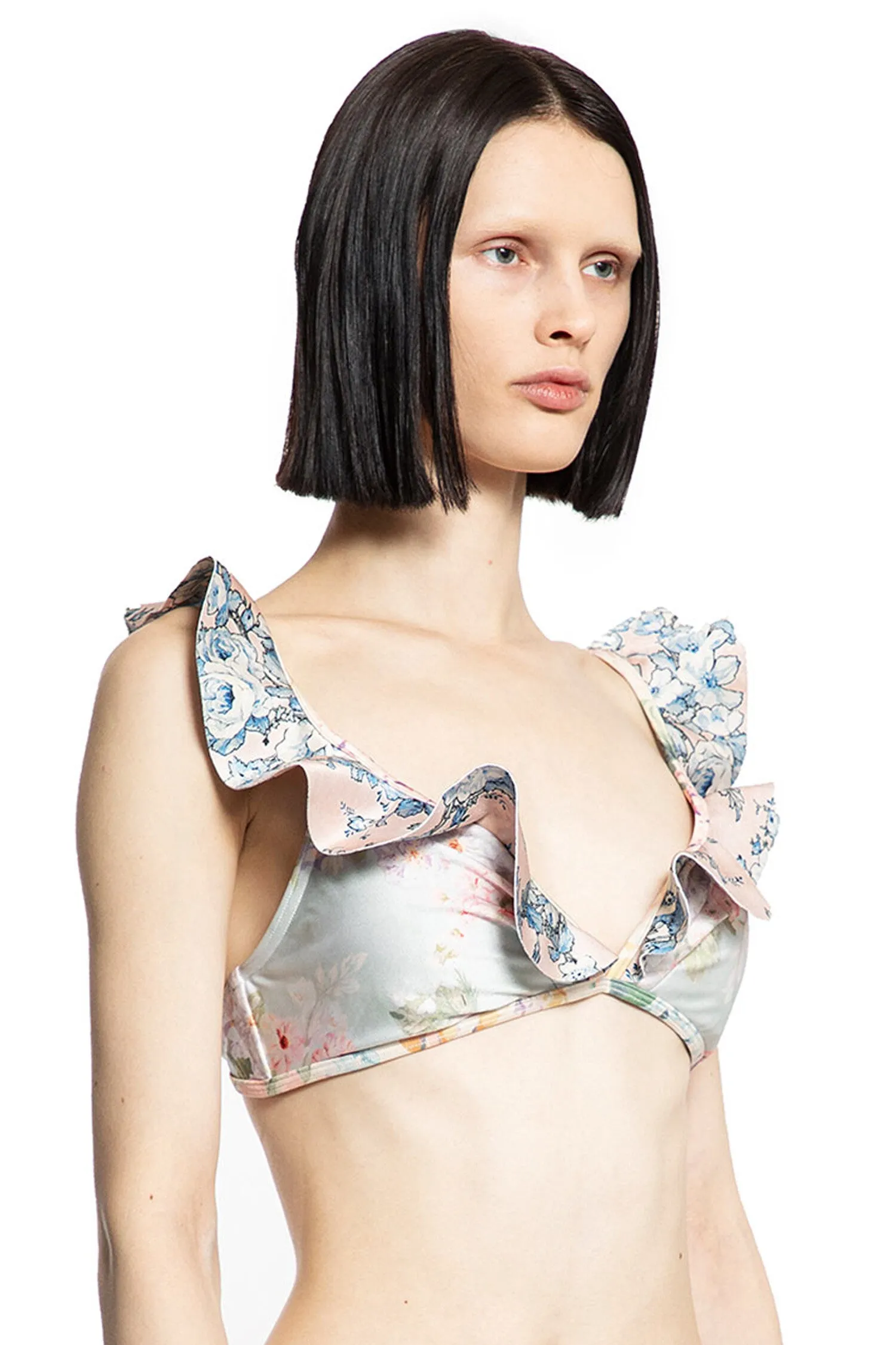 zimmermann halliday spliced frill bikini top