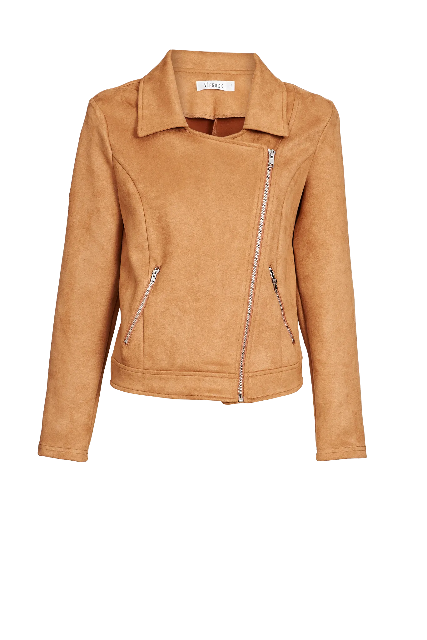 Zodiac Jacket In Caramel Suedette
