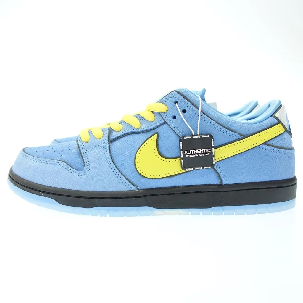 新品同様◆パワーパフガールズ × ナイキ SB スニーカー ダンク DUNK LOW Pro QS BUBBLES メンズ ブルー サイズ27.5 FZ8320-400 Nike【AFD1】